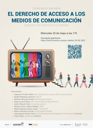 El derecho de acceso a los medios. Asignatura pendiente en España.