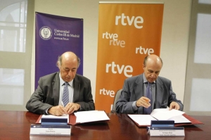La Fundación Universidad Carlos III y RTVE constituyen la cátedra RTVE-UC3M